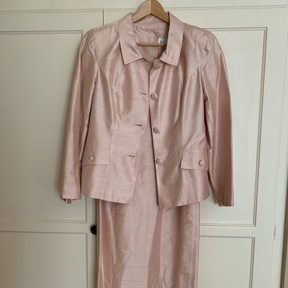 b Michael Silk Jacket & Long Dress Set
